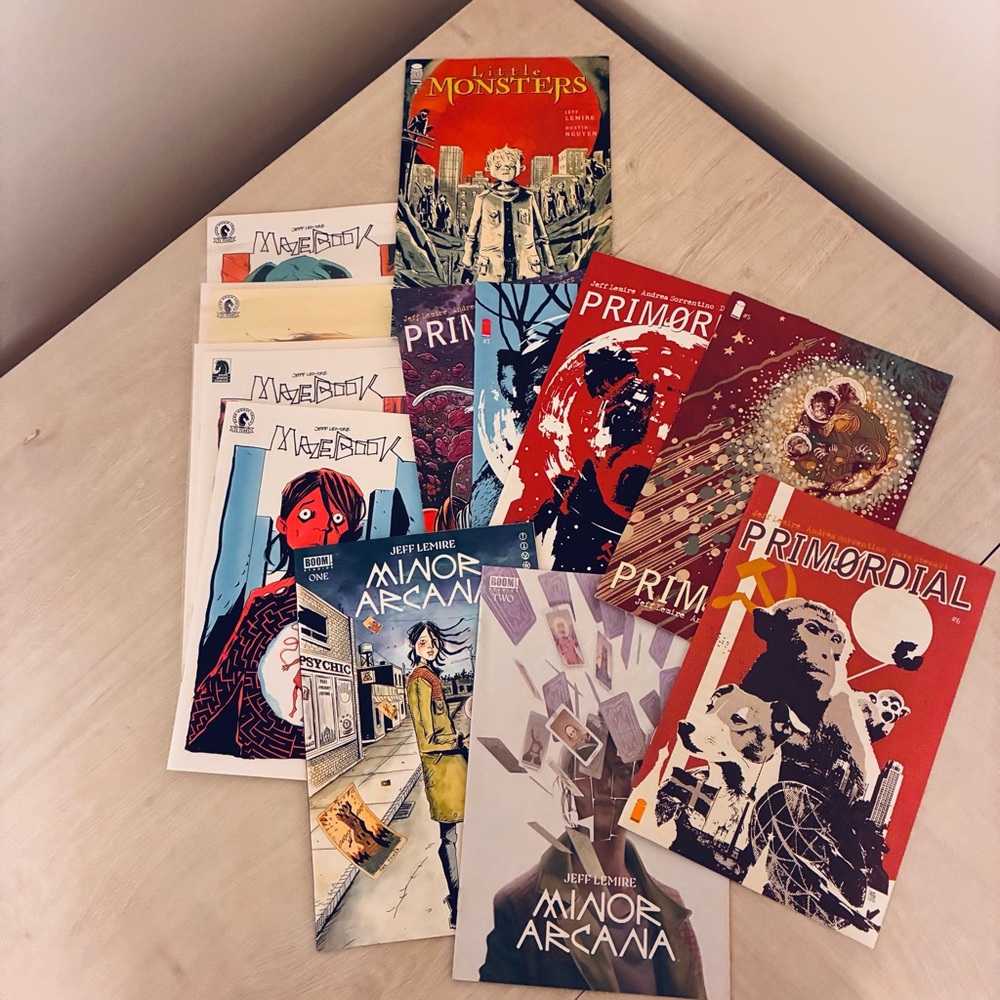 Jeff Lemire Comic Lot – 12 Issues – Indie Horror Sci-Fi – Image, Dark Horse